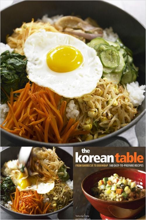Bibimbap is a Korean rice dish topped with vegetables. Bibimbap is delicious and this bibimbap recipe covers everything from making rice to the toppings. | rasamalaysia.com