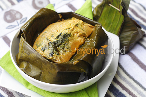 Nyonya Fish Custard Wrapped With Banana Leaves Otak Otak Rasa Malaysia