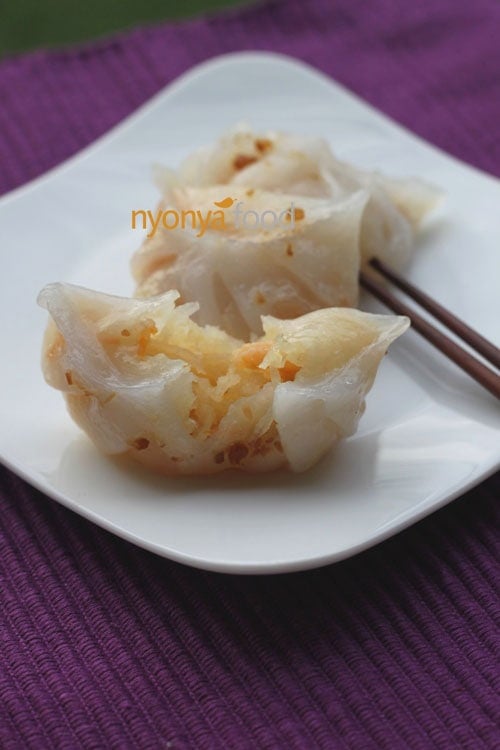 Steamed Vegetable Dumplings (Chai Kueh) - Rasa Malaysia