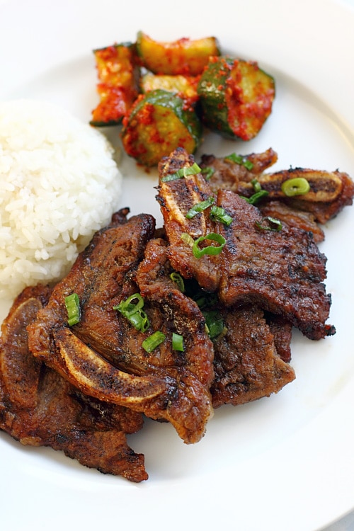 Kalbi (The Best Korean BBQ Short Rib Recipe!) - Rasa Malaysia