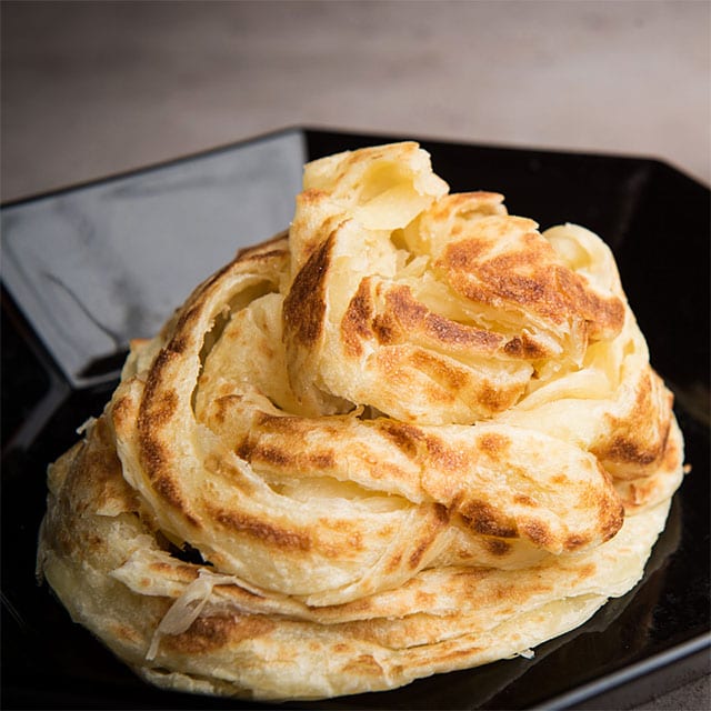 Thai Pan Fried Roti Bread Recipe 