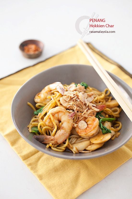 Penang Hokkien Char Noodles recipe | rasamalaysia.com