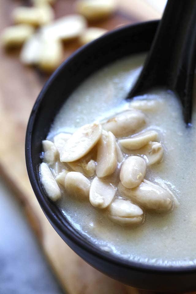 Sweet peanut soup.