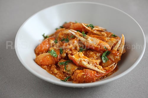 Sweet and Sour Crab Claws - crab claws, ketchup, chili sauce, egg, ginger, garlic, cilantro. | rasamalaysia.com