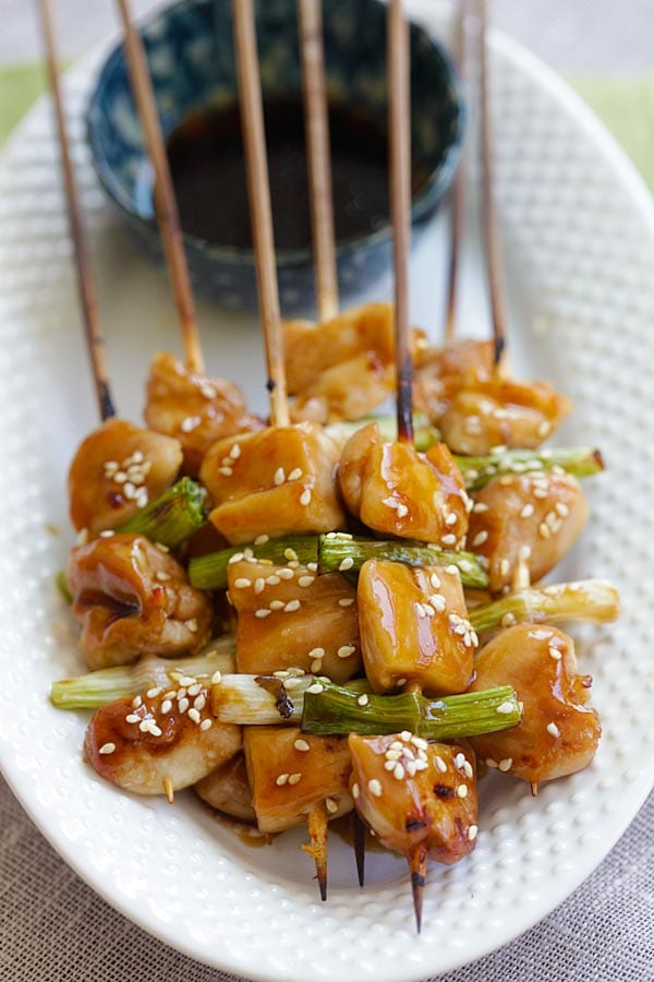 Negima Yakitori (Japanese Chicken Skewers With Scallion) Recipe