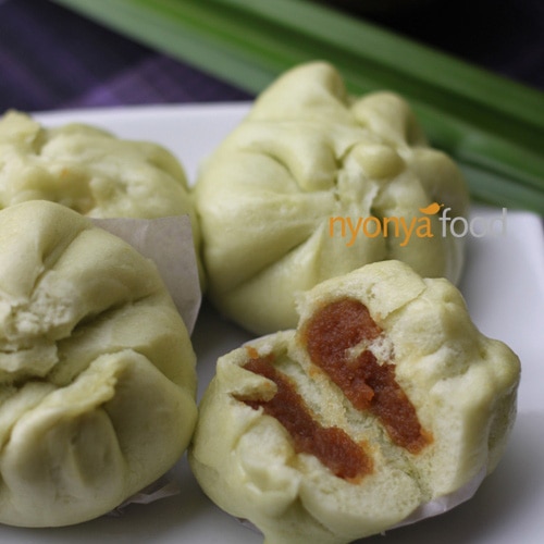 Kaya Steamed Buns