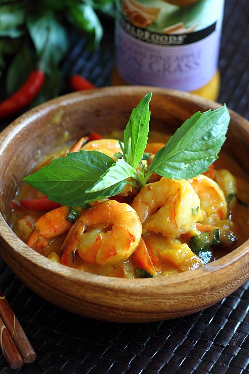 Cambodian Lemongrass Shrimp Rasa Malaysia