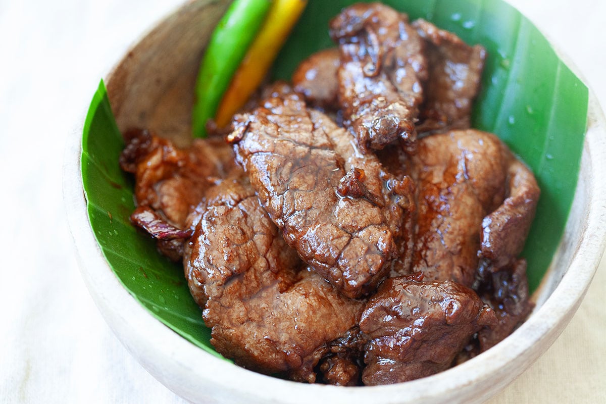 Daging masak kicap.