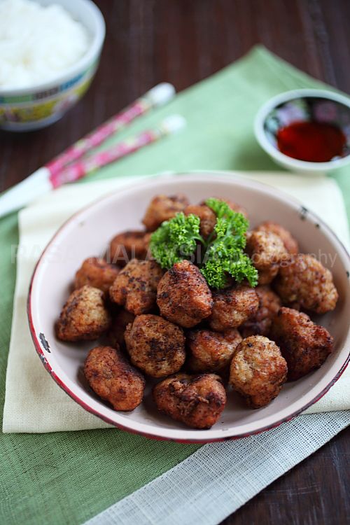 Fried Meatballs Rasa Malaysia