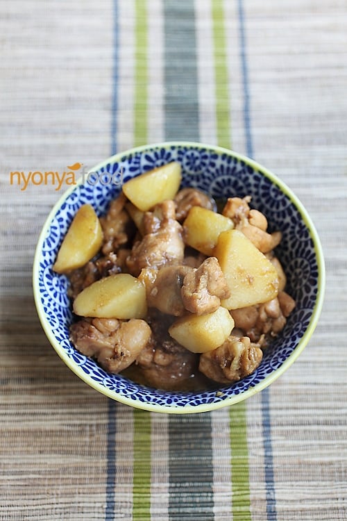 Ayam Pongteh (Nyonya Chicken and Potato Stew) | Easy Asian Recipes | rasamalaysia.com