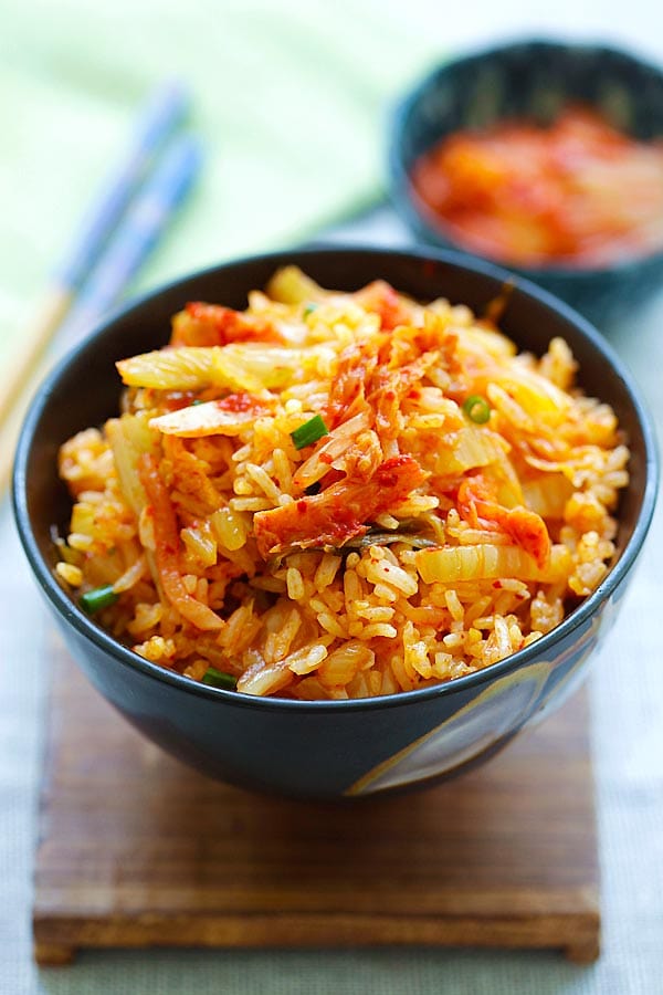 Kimchi Fried Rice (Ready in 15 Mins) - Rasa Malaysia