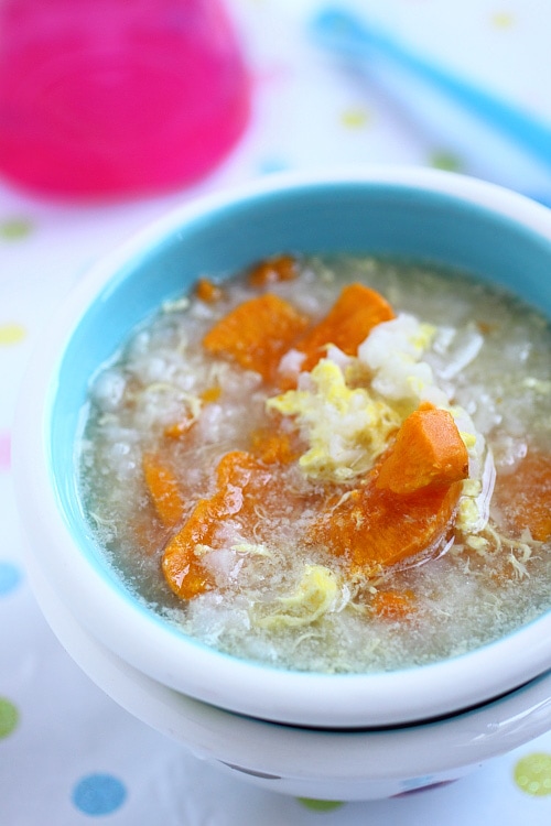 Baby Porridge - this is a simple, versatile recipe that your baby is sure to love! | rasamalaysia.com