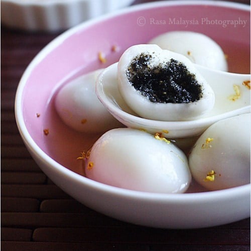 Black Sesame Dumplings Rasa Malaysia