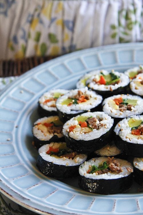 Kimbap Recipe | Easy Asian Recipes | rasamalaysia.com