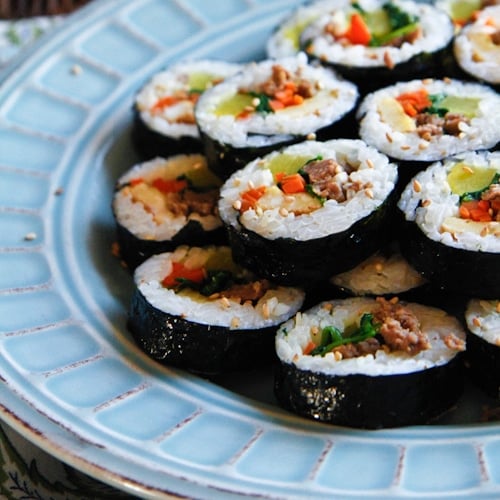 Kimbap (Korean Rice Rolls) Recipe | Popular Asian Tiktok Recipes