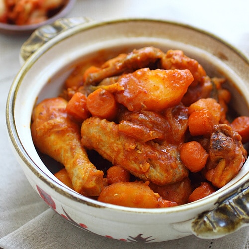 Korean Spicy Chicken Stew Rasa Malaysia