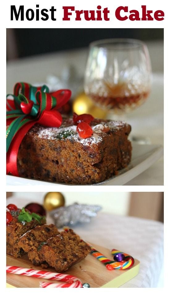 Moist Christmas Fruit Cake - super flavorful fruit cake recipe that is moist and sure to please this holiday season, get the recipe | rasamalaysia.com