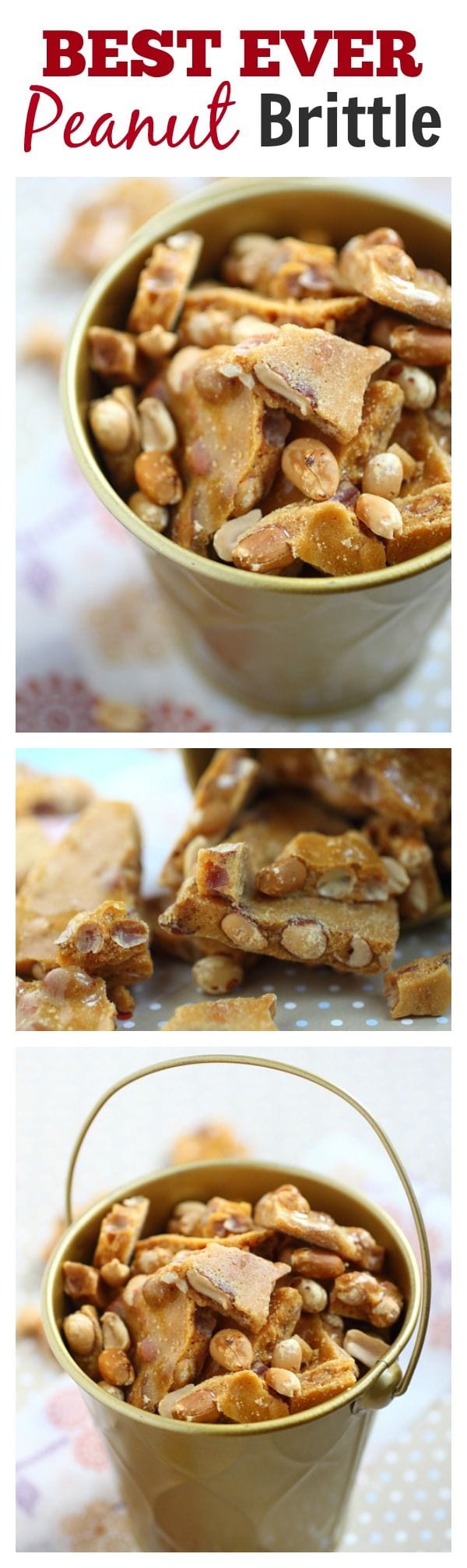 BEST-EVER Peanut Brittle - crispy, crunchy, loaded with peanuts. This amazing peanut brittle is a must-have for holidays | rasamalaysia.com