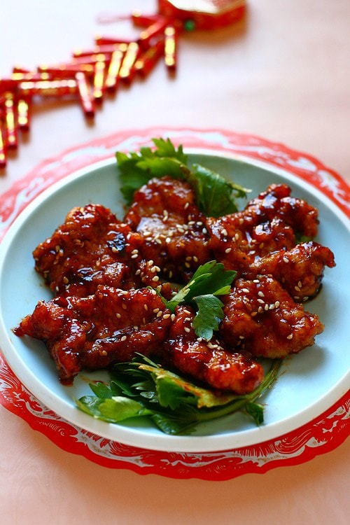 Peking Pork Chops (Authentic Sweet and Sour) - Rasa Malaysia