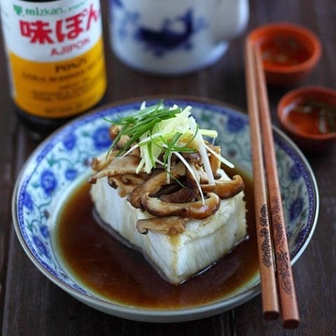 Steamed Fish with Ponzu