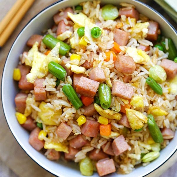 Spam Fried Rice (Best Homemade Recipe) - Rasa Malaysia