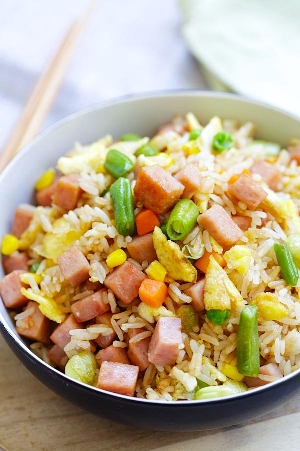 Spam Fried Rice (Best Homemade Recipe) - Rasa Malaysia