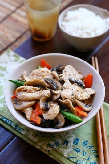 Moo Goo Gai Pan (Better than Takeout) - Rasa Malaysia