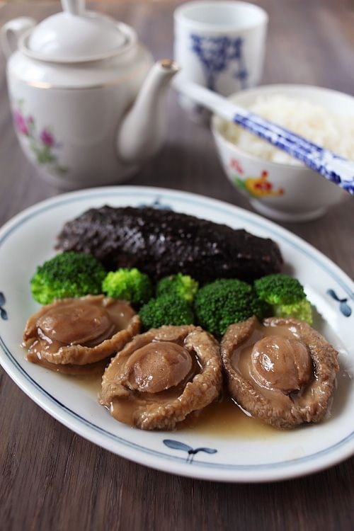 Braised Abalone with Sea Cucumber Recipe | rasamalaysia.com