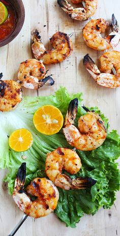 Lemongrass grilled shrimp – delicious grilled shrimp with exotic lemongrass flavors, quick and easy recipe | rasamalaysia.com