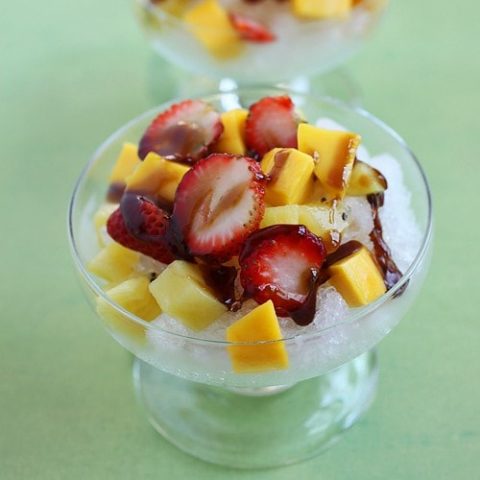 Taiwanese Shaved Ice with Fruits