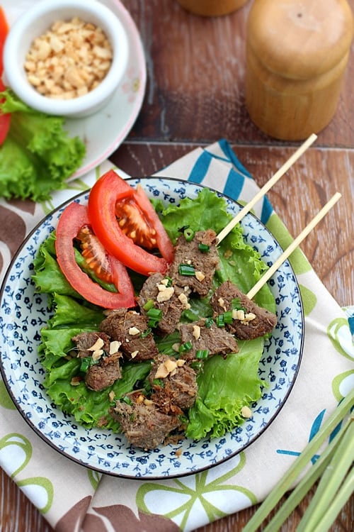 Lemongrass Beef Skewers - Taming of the Spoon