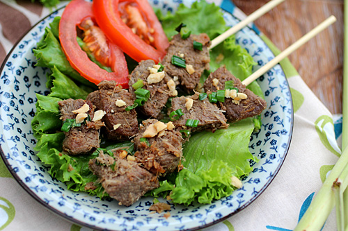 Lemongrass Beef Skewers - Taming of the Spoon