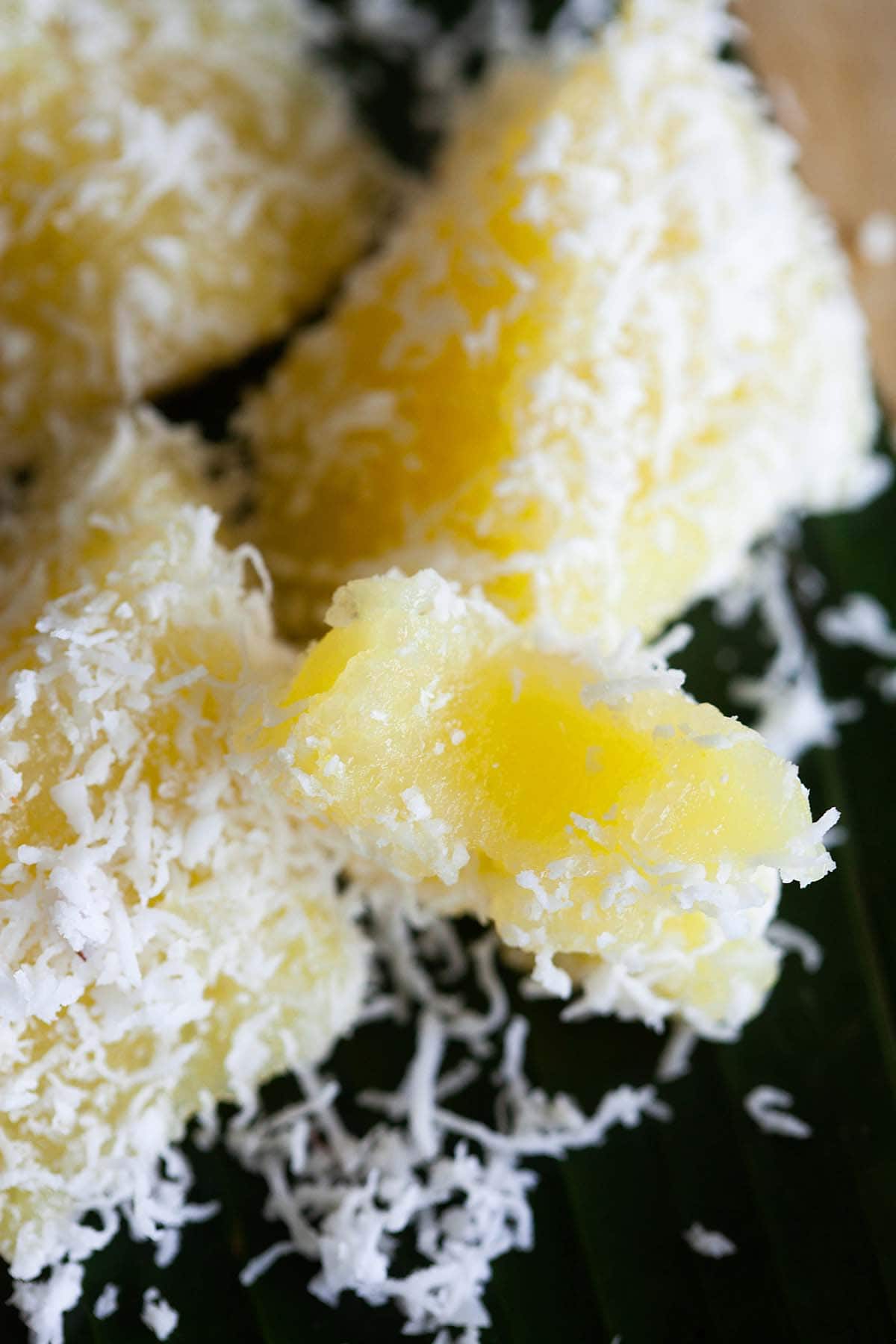 Cassava - Cassava Cake with Coconut - Rasa Malaysia