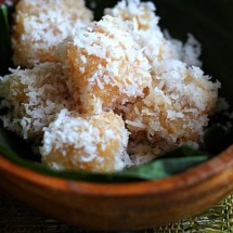 Cassava Cake with Shredded Coconut - Rasa Malaysia