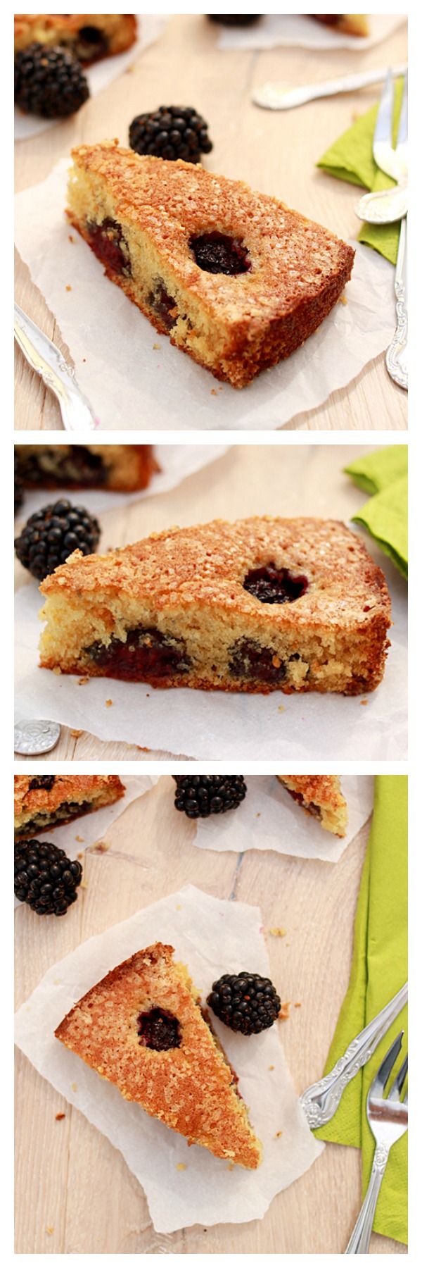 Buttermilk cake with blackberries – Buttermilk makes the cake extra moist and delicious, and blackberries pack all the vitamins. Easy baking recipe. | rasamalaysia.com