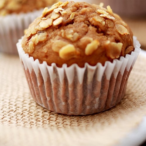 Banana Oatmeal Raisin Muffins