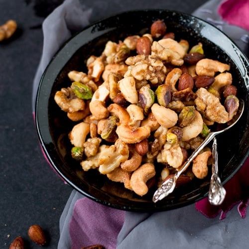 Sweet and Spicy Holiday Nuts