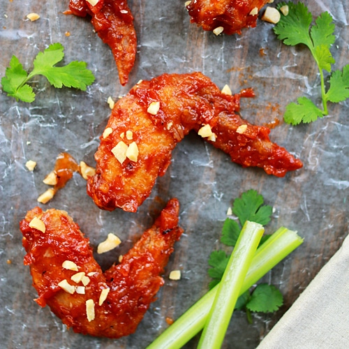 Spicy Thai Chicken Wings