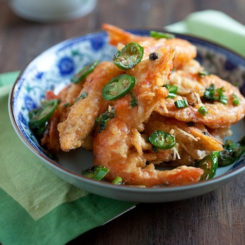 Salt and Pepper Shrimp - Life's Ambrosia