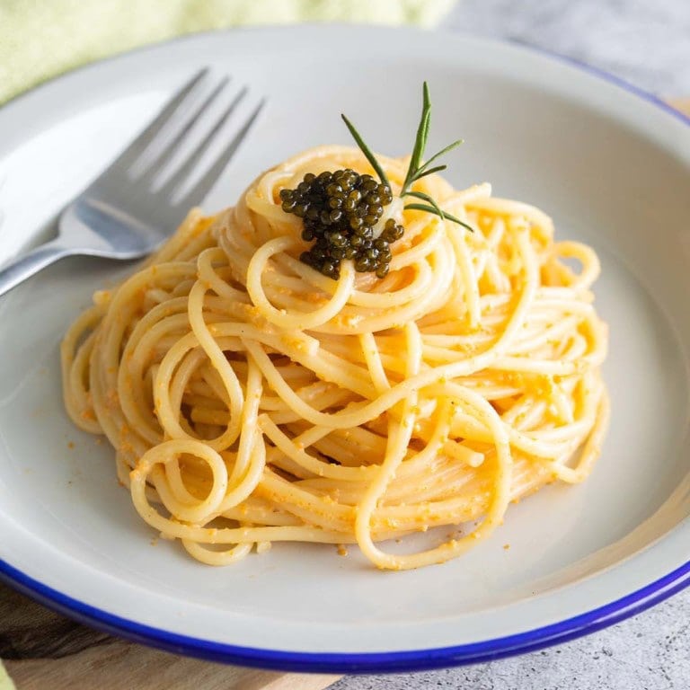 Japanese Uni Pasta Recipe (ウニパスタ) Sea Urchin Spaghetti