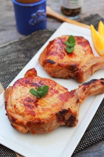 Asian Brined Pork Chops (with Pork Chop Brine) - Rasa Malaysia