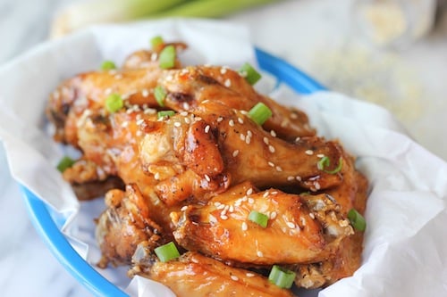 Korean Kyochon style copycat sweet and sticky soy fried chicken recipe.