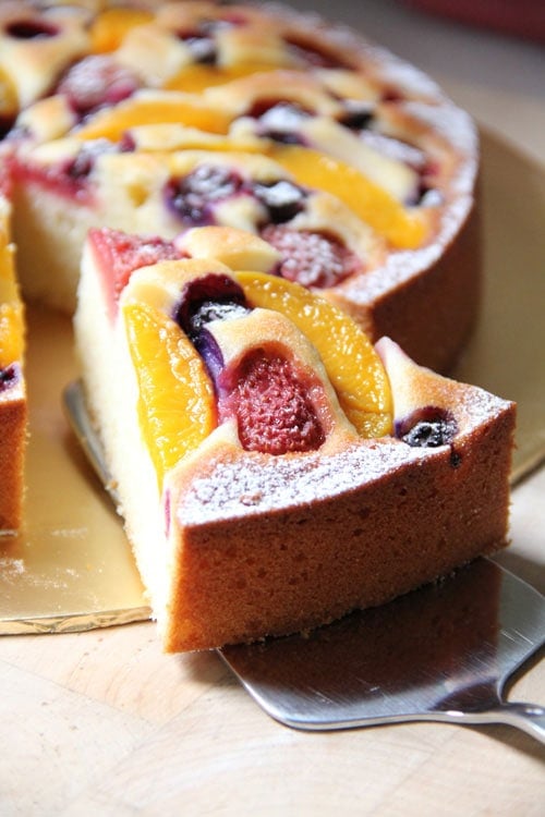 ZULFAZA LOVES COOKING: Fruit Pastry Cake