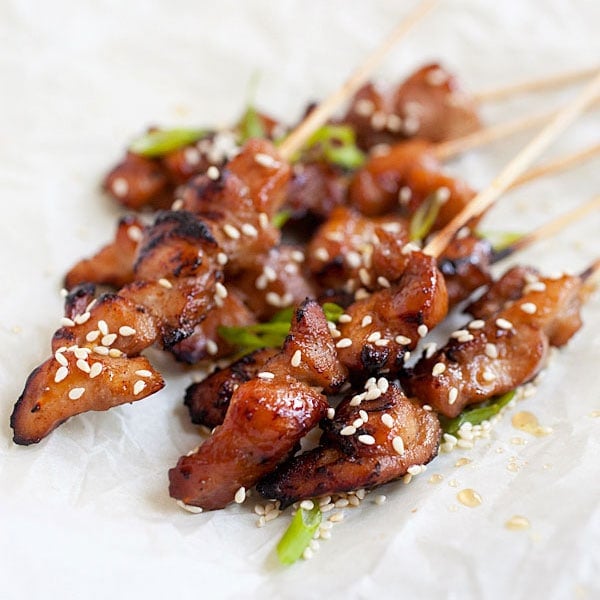 Skewered Sesame Chicken