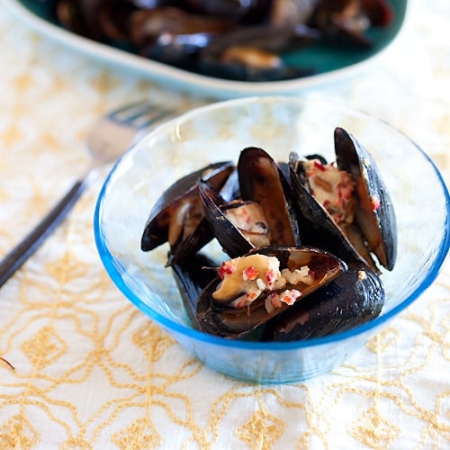Lemongrass & Coconut Cream Grilled Mussels