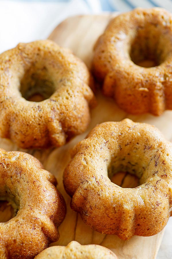 Banana Bundt Cake with Brown Sugar Glaze - Celebrating Sweets