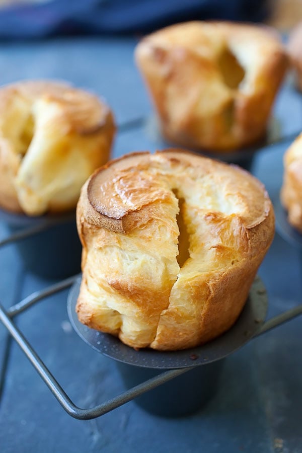 Delicious and easy popovers recipe, made with just a few ingredients.