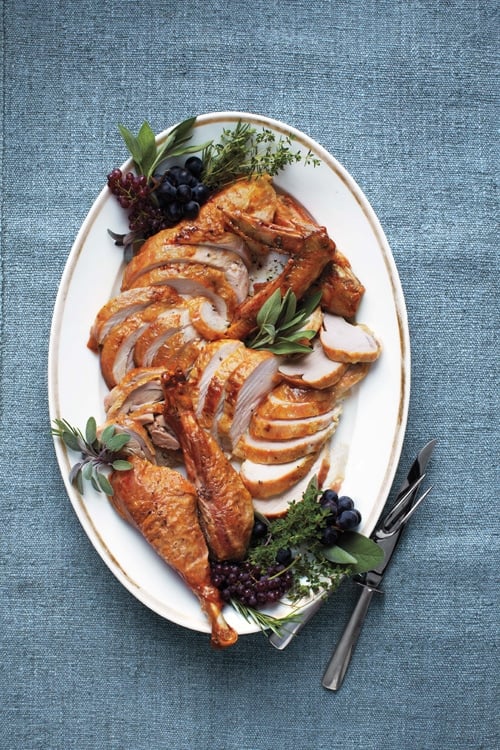 Roasted Turkey in Parchment with Gravy