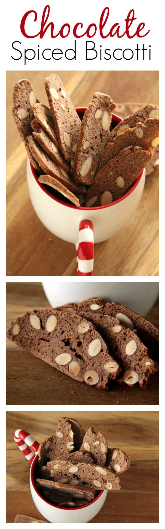 Chocolate Spiced Biscotti - super easy, crunchy, and the BEST biscotti loaded with chocolate and almonds, get the recipe | rasamalaysia.com