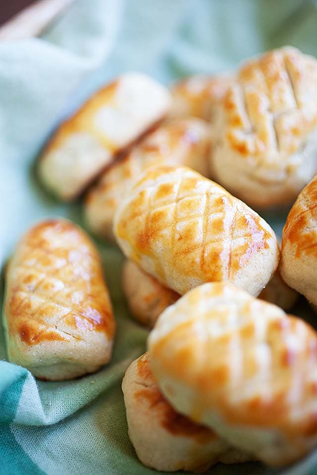 Pineapple tarts for Chinese New Year.